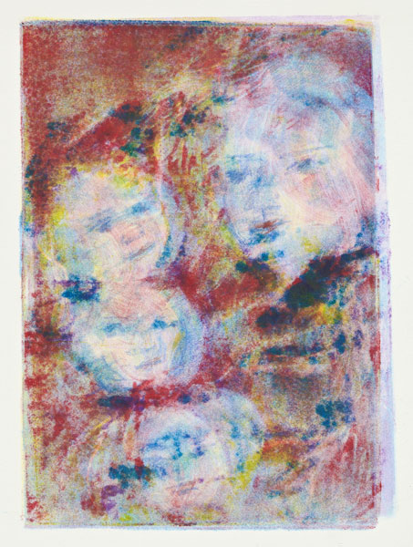 Loving, monotype, 7"x5"