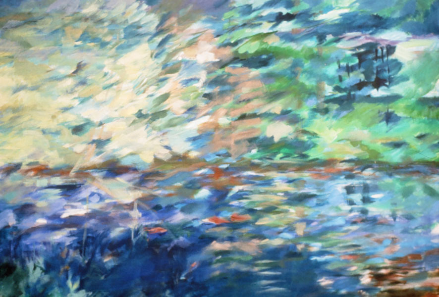 Summer Reflections, oil on linen, 44"x60"