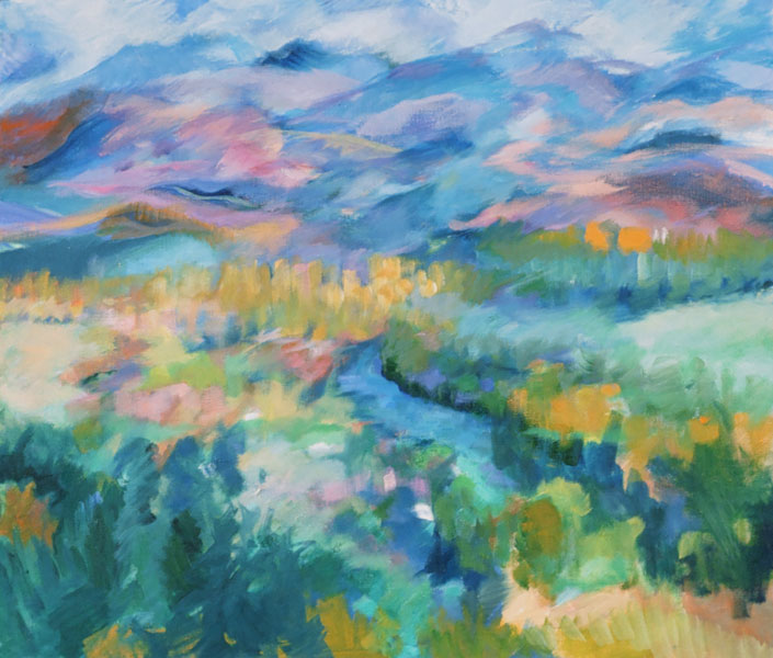 Connecticut River Valley III, oil on linen, 36"x40"